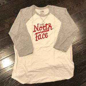 North Face 3/4 Sleeve Baseball Raglan Shirt (L)